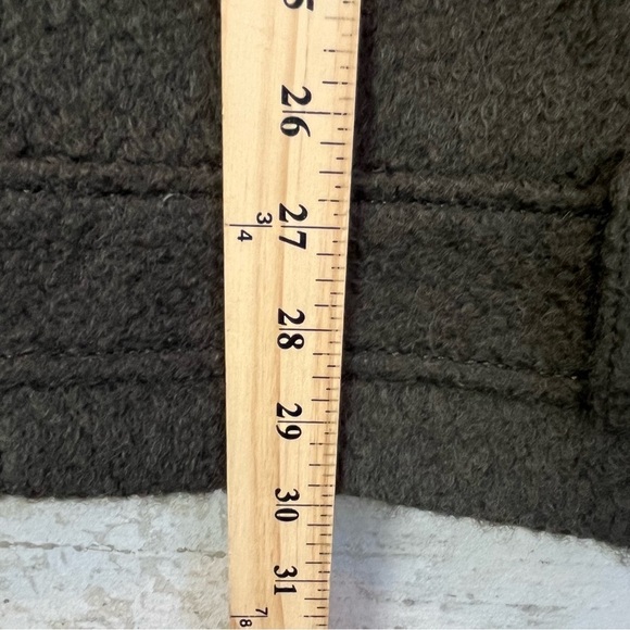 VINCE CAMUTO Womens Wool Blend Coat XS Boxy Deep Olive Green - Picture 16 of 16